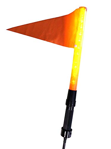 Amigo Alert Light Safety Flag for Mobility Power Scooters, Wheelchairs, and Bicycles