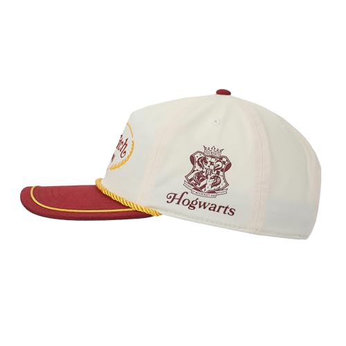 Bioworld Harry Potter Quidditch Champs Gorra Snapback Blanca y Roja miniatura 4