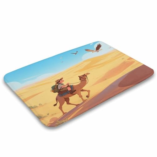 Alfombras de baño lujosas y esponjosas con diseño de camello 5