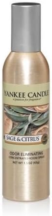Yankee Candle Sage & Citrus Concentrated Room Spray, Fresh Scent