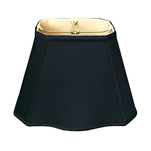 Royal Designs Bottom Rectangle Basic Lamp Shade, Black with Gold, (4 x 6) x (7 x 10) x 8.5 (BS-747-10BLKGL) Royal Designs Bottom Rectangle Basic Lamp Shade, Black with Gold, (4 x 6) x (7 x 10) x 8.5 (BS-747-10BLKGL)