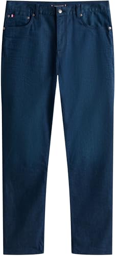 Tommy Hilfiger Herren Jeans Hose Denton Yale Straight Fit, Blau (Yale Dark Blue), 28W/34L – Ansicht 6