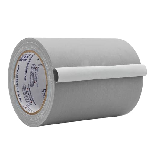 Image of WOD GTC12 Gaffer Tape, Gray Low Gloss Finish Film, 6 inch x 60 ft. (Pack of 8) Residue Free, Non Reflective Cloth Fabric, Secure Cords, Water Resistant, Photography, Filming Backdrop