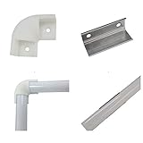 Hunhun L-Shape Corner Connector for Hunhun V Shape LED Aluminum Channel System (V channel type)