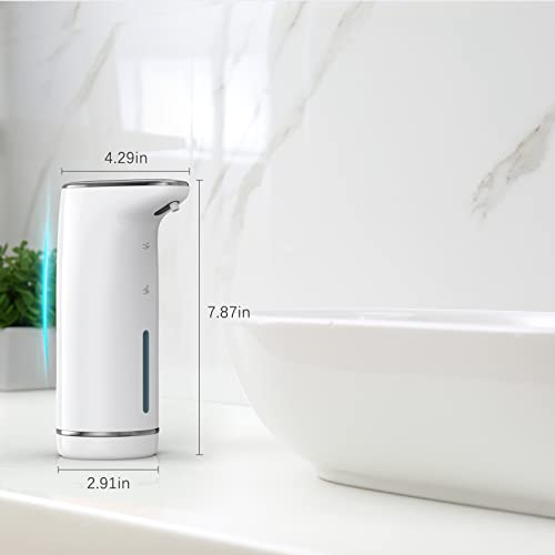 Beautural Automatic Foaming Soap Dispenser, Touchless Rechargeable Sensor Hand Soap Dispenser, Dish Soap Dispenser For Bathroom Countertop, Kitchen And Commercial 10Oz/300Ml #TOP6