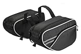 Bolsa de herramientas para motocicleta, alforjas laterales Grom Dirt Dual Sport de 15 l, 2 unidades