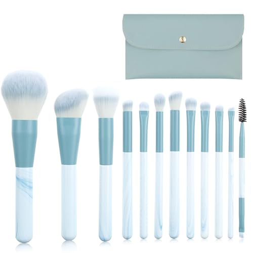 メイクブラシ コンシーラーブラシ 高級繊維毛 超柔らかい 多機能 描きやすい 携帯用 アイシャドウブラシ ファンデーションブラシ リップブラシ メイク道具 12本セット