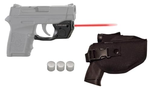 Laser Kit for S&W Smith-Wesson® M&P Bodyguard 380 w/Tactical Holster Touch-Activated ArmaLaser TR24S Red Laser Sight, Guns & 2 Extra Batteries [Does NOT fit Bodyguard 2.0]