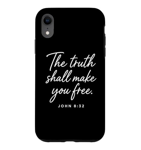Truth Shall Make You Free John 8:32 �M���� ���� �X�}�z�P�[�X iPhone XR �p