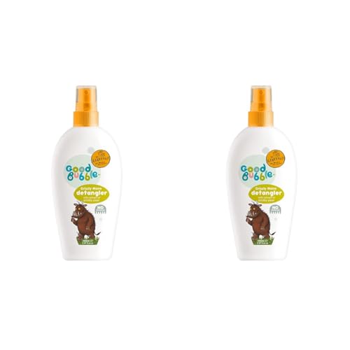 Good Bubble Gruffalo Hair Detangling Spray with Prickly Pear Extract and Tea Tree Oil 150ml - Silicone-Free Hair Detangler for Knots & Tangles - Detangles & Smooths (Pack of 2)
