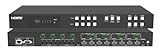 No Hassle AV 4 Input 4 Output 2x2 Video Wall 4K 60hz Controller HDMI Matrix Switcher Processor HD Splicer Splitter Four Displays Multiple Inputs Multi-Viewer