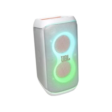 JBL, Caixa de Som, PartyBox Club 120, Bluetooth, Show de Luzes, À Prova de Respingos - 160W RMS Branca