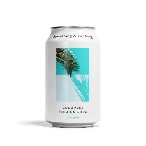 SOMETHING & NOTHING Cucumber Premium Soda, 12 FZ