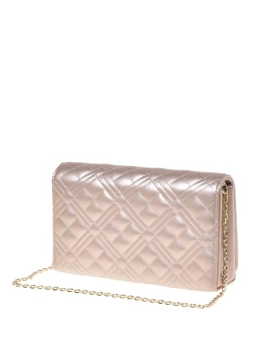 Moschino Borsa Donna Love a Spalla/Tracolla Ecopelle Trapuntata Metallic Gold BS25MO07 JC4079, gold, Einheitsgröße, gold, Einheitsgröße, Gold, Einheitsgröße2