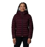 Mountain Hardwear Women's Deloro Down Full Zip Hoody, Cocoa Red, Medium