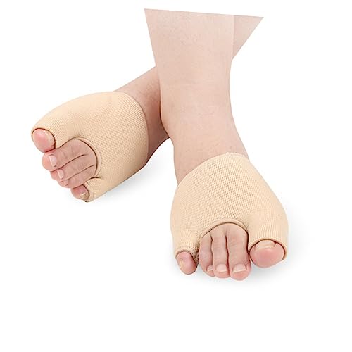 NOLITOY U Shape Sleeve Gel Bunion Pad Bunion for Big Comfortable Arch Support Splint Size l
