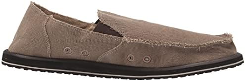 Sanuk mens Vagabond loafers-shoes, Brown, 17 | Image 5