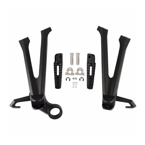 Cale pied moto arrière noir mat pour Suzuki GSXR 600 750 2011-2023