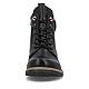 Rieker Damen Klassische Stiefeletten 73520, Frauen Stiefeletten,Booties,halbstiefel,Kurzstiefel,uebergangsschuhe,schwarz (00),43 EU / 9 UK