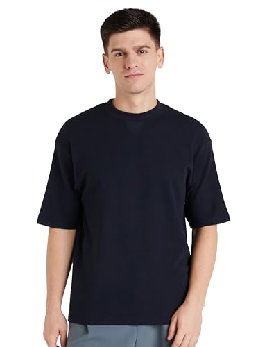 Image of Amazon Brand - Symbol Men's Cotton Blend Oversized Fit T-Shirt