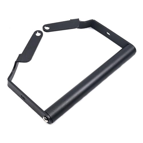 Support téléphone moto Duke 390 avec plaque pour GPS en alu noir