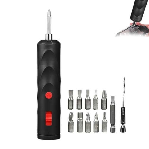 Seattleget Cordless Electric Screwdriver, Rechargeable Portable Electric Screwdriver Set, Labor-Saving and Efficient Maintenance Tools for Mobile Phone Laptop Repair Home (1SET)