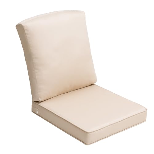 Crestlive Products Outdoor Deep Seat Cushion for Patio Furniture, 22