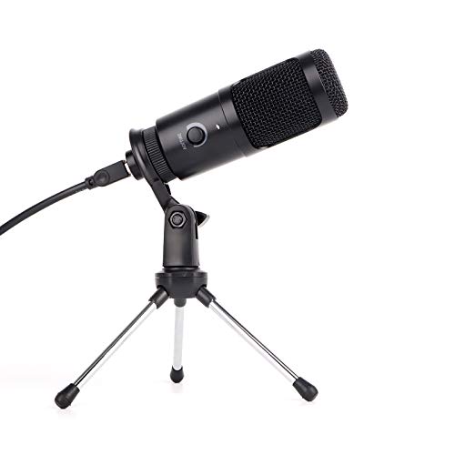 Dreokee USB Microphone, Podcast Microphone USB Condenser Microphone for Computer Mic for Gaming Recording Streaming Cardioid Microphone