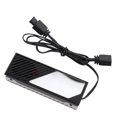 Disipador de calor SSD M.2 2280 NVMe con almohadilla térmica y enfriador RGB para PC gaming