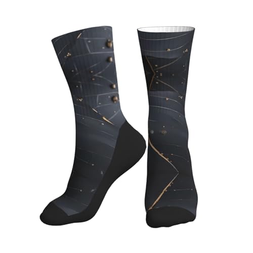 ZQYTGFDC Calcetines deportivos de media pantorrilla con hojas de plantas encantadas, antideslizantes y duraderos, adecuados para el uso diario.