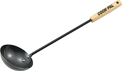 ????(Yoshikawa) Chinese Cookpal Ladle, 40.8cm, black (black 19-3911tcx)