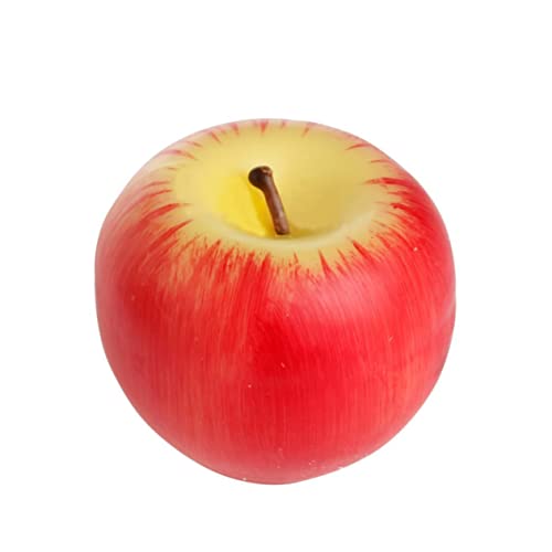 FONDOTIN Fruit Candles Christmas Decorations Realistic Simulation Apple for Wedding and Party