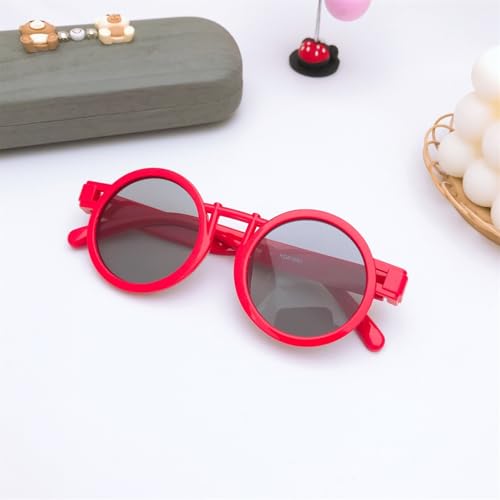 Children's Candy Color Sunglasses Round Frame UV400 Sun Protection Glasses for Travel, Picnic2