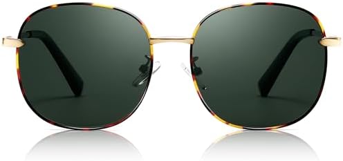SUNGAIT Classic Square Frame Sunglasses for Women Men Trendy UV400 Protection Polarized Lightweight