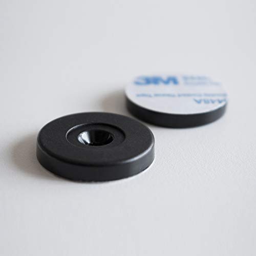 Pack 10 x NFC Tags | Discos Adhesivos Industriales | Chip NXP NTAG213 | Material: ABS | Compatibles con Todos los Smartphones y Tablets NFC | Pueden Usarse en Superficies Metlicas