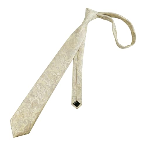 Image of Alizeal Mens 3.15'' Vintage Paisley Tie Pocket Square Set | Elegant Perfect for Banquet Wedding and Party