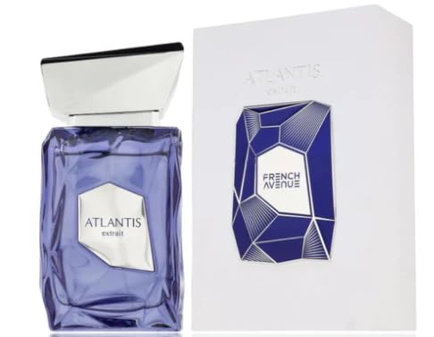 Atlantis Extrait Perfume Árabe Unisex Extrait de Parfum 100ml de Larga Duración, Mandarina Sandía Coco Ámbar Gris Cacao, Fragancia Intensa Frutal