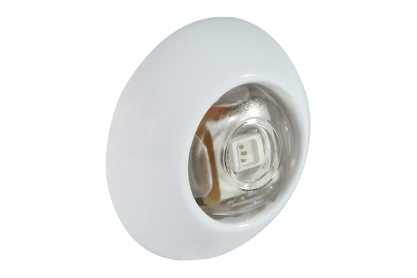 Part Synergy Courtesy Light - LED Red Clear Lens White Stainless Steel Single