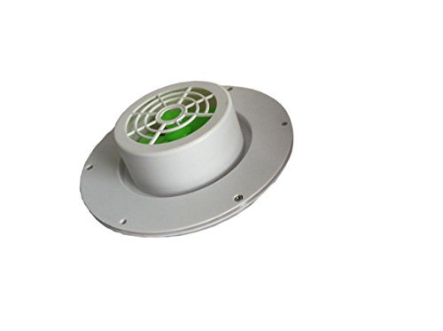 Mananasun Solar Vent Automatic Ventilator Fan For Boat Motorhome Green House Kitchen (White) #TOP2