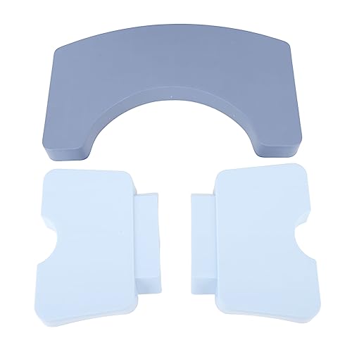 Taburete para orinal AMONIDA azul portátil y plegable en material PP de 7 pulgadas 6