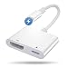 Produktbild HDMI Adapter für Phone Pad, 1080P Digitaler AV Adapter, Lighting HDMI Kabel für TV/Monitor/Projektor, Funktioniert mit OS System Phone/Pad/Pod Touch, 10s Verbindung, Benötigt Netzteil