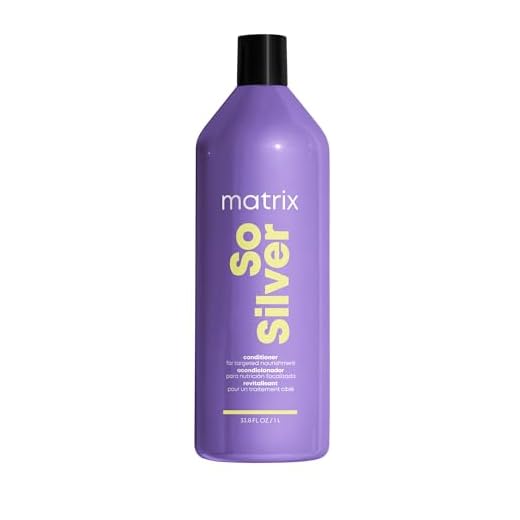 MATRIX So Silver Conditioner | Hydrates Dull, Blonde & Silver Hair | For Color Treated Hair | For Blonde, Grey, Platinum, & Bleached Hair |33.8 Fl. Oz