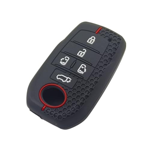 Coque clé silicone 5 boutons Toyota Alphard Vellfire Tarago Previa