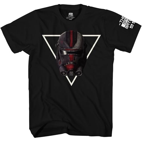 T-shirt Star Wars Bad Batch homme vêtement graphique noir imprimé casques de clones
