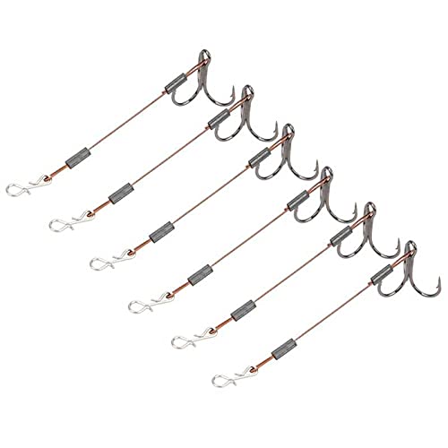 linyutech Angelhaken Set von 6 Angelhaken, wiederverwendbarer scharfer Köder Bait Barbed Haken Kit… – Bild 5