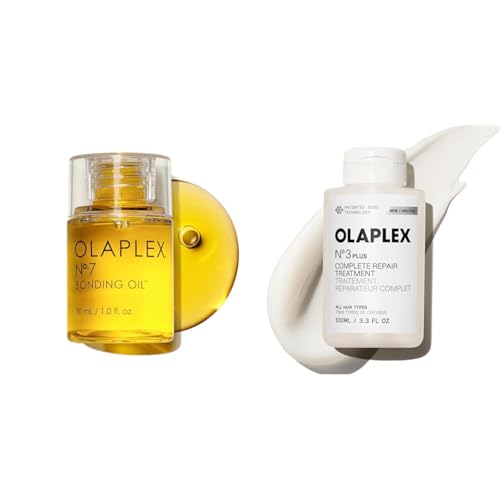 Olaplex No.7 Bonding Oil and N°.3PLUS Complete Repair Treatment Bundle