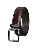 ベルト メンズ 本革 栃木レザー 日本製 カジュアル 大きいサイズ ビジネス 紳士ベルト スーツ belt for men サイズ調整可能 箱付き (コーヒー)
