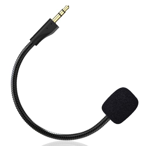 Toxaoii Mic Replacement Compatible with Logitech G PRO X2, G PRO X Wireless, and G Pro Wired Gaming Headsets, 3.5mm Detachable G Pro X Noise Cancelling Microphone Boom for Xbox One, PS4, PS5