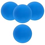 ORFOFE 4 Stück Squash Trainingsbälle Blau Hochelastisch Hohlkern Leicht Kompakt Für Anfänger Profis Bouncy Rubber Balls Für Kontrolltraining Erwachsene