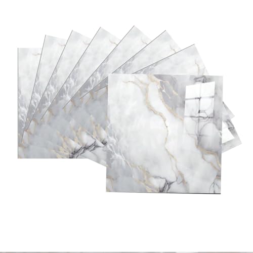 Image of WALLVEAR PE Foam Marble Wall Panel Sheet Pack of 16 | Self Adhesive DIY | 3mm Thickness | 4 Sq.Ft Coverage | Water Resistant | Scratch Resistant | Peel Stick Installation | Interior Renovation